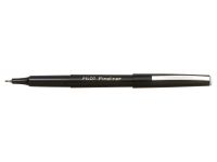 Pilot Fineliner Pen Medium 1.2mm Tip 0.4mm Line Black Ref SWPPF01 [Pack 12]