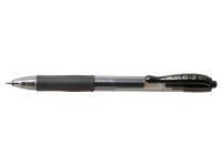 Pilot G-207 Retractable Gel Rollerball Pen 0.7mm Tip 0.39mm Line Black (Pack 12) - 41101201