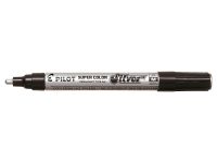 Pilot Super Color Med Paint Marker Silver PK12