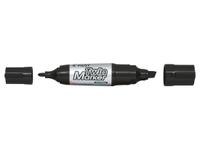 Pilot Begreen Twin Tip Permanent Marker Jumbo 1mm and 3.5-6.5mm Line Black (Pack 10) - 4902505324550