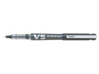Pilot Begreen V5 Hi-Tecpoint Cartridge System Liquid Ink Rollerball Pen Recycled 0.5mm Tip 0.3mm Line Black (Pack 10) - 4902505442780