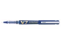 Pilot Begreen V7 Hi-Tecpoint Cartridge System Liquid Ink Rollerball Pen Recycled 0.7mm Tip 0.5mm Line Blue (Pack 10) - 4902505442889