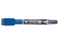 Pilot BeGreen V-Board Master Slim Drywipe Marker with Eraser Blue (Pack 10) - 4902505512629