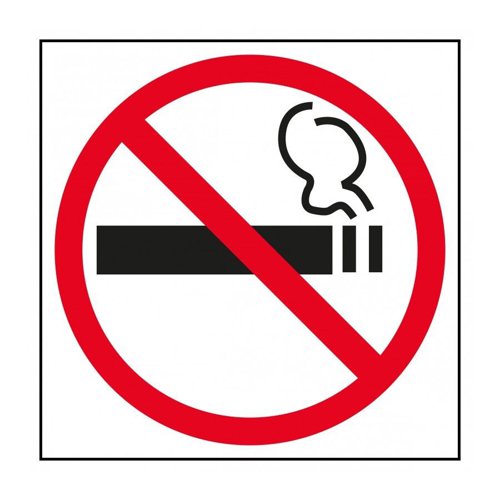APLI PVC Self-adhesive Pictogram sign, No Smoking - Retail Hang pack