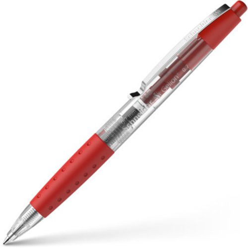 Schneider Gelion Retractable Gel Pen, Red