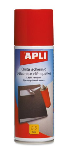 APLI Label & Adhesive Remover Spray, 200ml Can