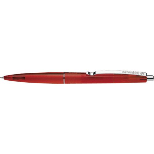 Schneider K20  ICY Retractable Metal Clip Ballpen Red - 132002