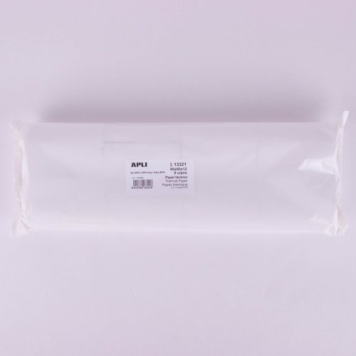 APLI Thermal Paper Rolls, 80x60 x 12mm , 8 Pack - 13321