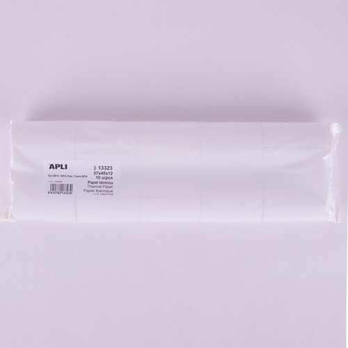 APLI Thermal Paper Rolls, 57x45 x 12mm , 10 Pack - 13323