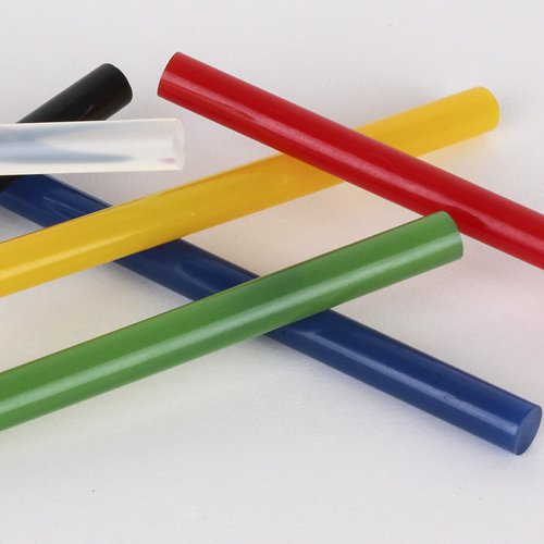 APLI 20W Glue Gun Colour Sticks 3D, 7.5mm, 6 Asstd, 5 Pack - 13739