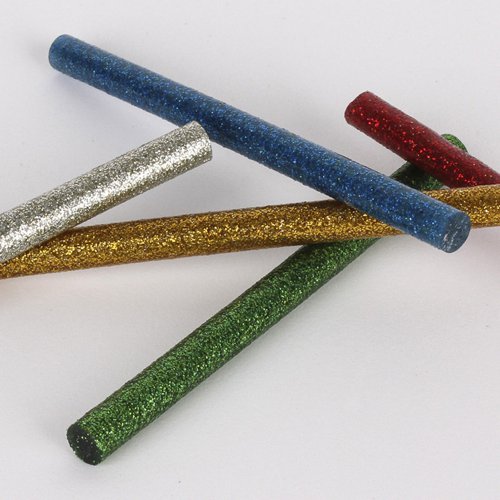 APLI 20W Glue Gun Glitter Sticks 3D, 7.5mm, 5 Asstd, 5 Pack - 13800