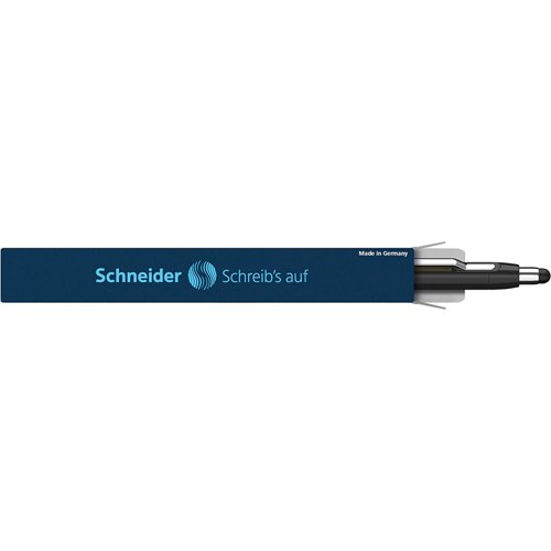 Schneider Epsilon Touch Stylus Ballpen, Black , XB Pack 10 - 138703