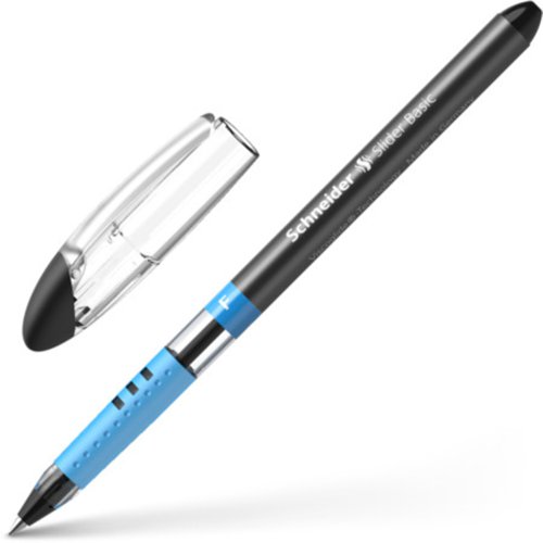 Schneider Slider Basic FINE Tip Ballpen Black, CO2 Neutral Production