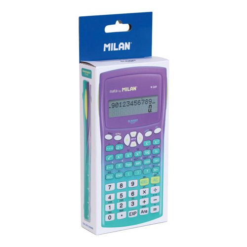 Milan Sunset M240 Scientific Calculator 12+2 Digits; Sharp Logic; Pk5 - 159110SNPR
