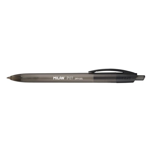Milan Dry-Gel Smoothwriter Ball Point Pen - Black (Box 25 ) - 176541125