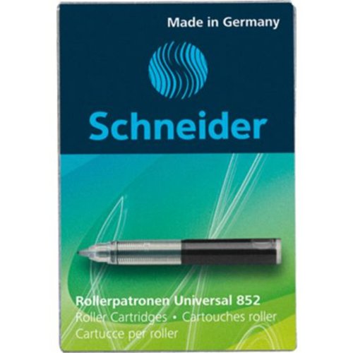 Schneider Universal 852 Rollerball Refill Black 5pk, Hangcarded - 185201 - 185201