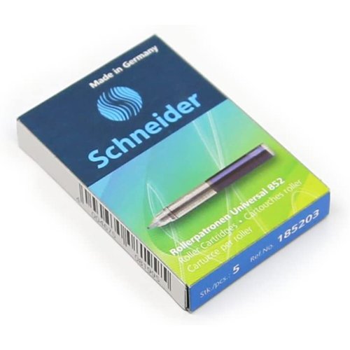 Schneider Universal 852 Rollerball Refill Blue 5pk, Hangcarded - 185203 - 185203