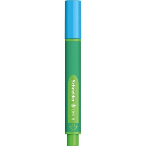 Schneider Link-it Biodegradable Fibre Tip Pen Light Blue. (Clicks together with any other Link-it pen or Fineliner)
