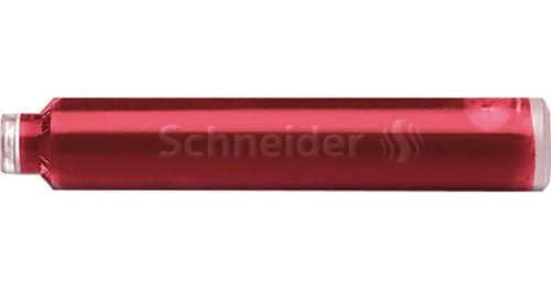 Schneider European Ink Cartridges, box of 6  red - 6602