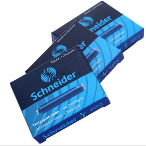 Schneider European Ink Cartridges, box of 6  blue - 6603