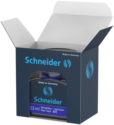 Schneider Fountain Pen Ink 33ml Bottle - Royal Blue - 6913