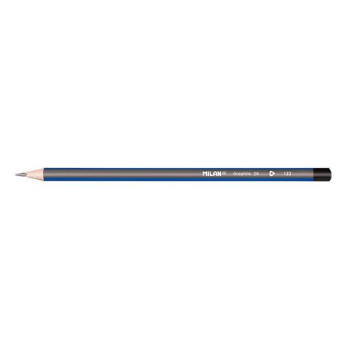 Milan 2B Pencils; Quality; Triangular sustainable wood - box of 12  - 71230412