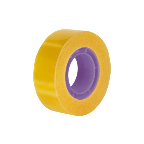 Milan Adhesive Tape 19mm x 33m; Clear in polybag Pk8