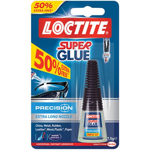 Loctite Super Glue Liquid 5g 50% Extra Free Carded - 860474