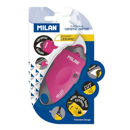 Milan Capsule Ceramic Cutter 3 Asstd Colours Box 3