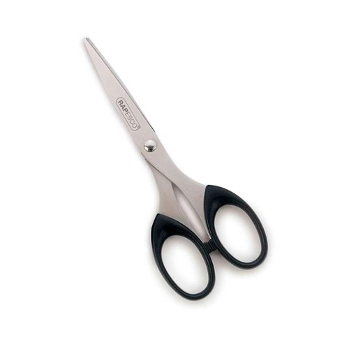 Rapesco 16cm Scissors, Stainless Steel, Hangcarded, 3 Year Guarantee - CS6RYOB