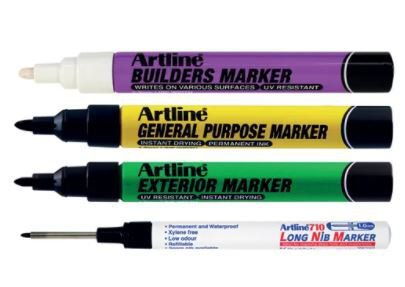 Artline Builders Marker Kit W4