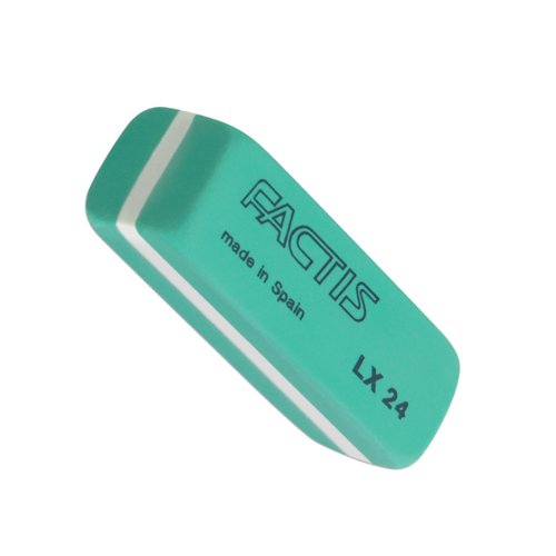 Factis LX24 Small Latex Green Eraser Pk24