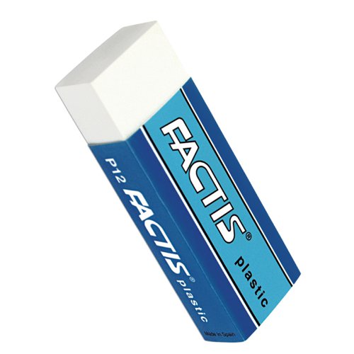 Factis P12 Large Rectangular Eraser Pk12