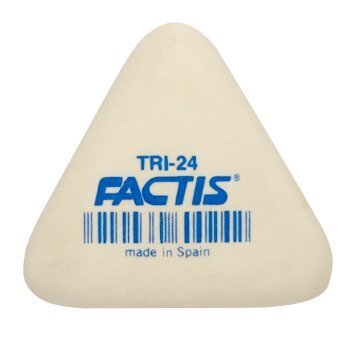 Factis TRI24 Large Triangular Eraser. Pk24