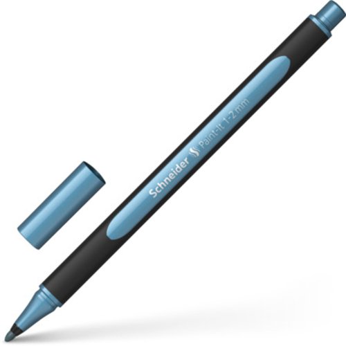 Schneider Paint-It 020, Metallic Fine Marker Pen, Polar Blue