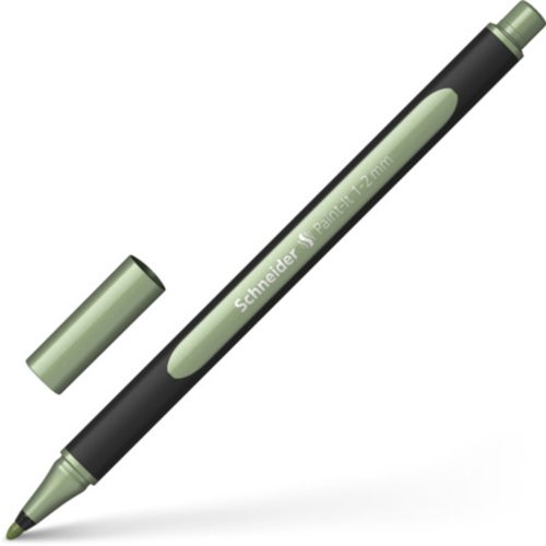 Schneider Paint-It 020, Metallic Fine Marker Pen, Vintage Green