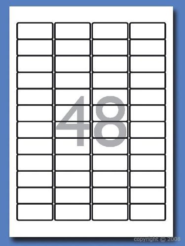 DECAdry White Multipurpose Labels 30 sheet pk 45.7 x 21.2mm 48 per Sheet - OLW4736