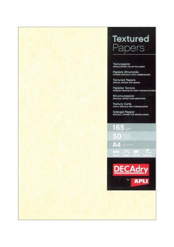 Decadry A3 Letterhead Champagne Parchment 165gsm, 25 Sheet Pack - PCL1807