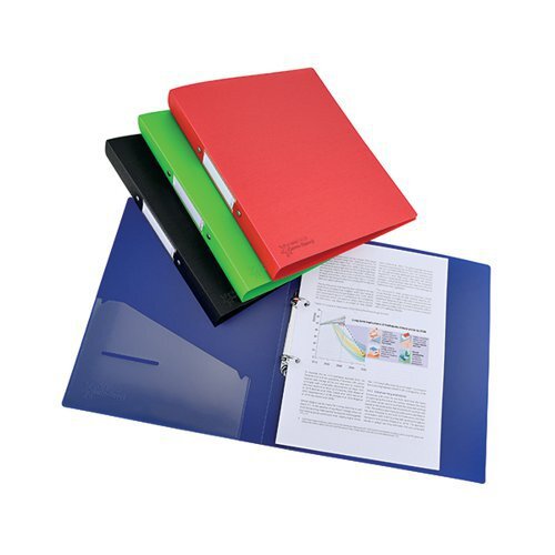 Rapesco GERM-SAVVY® ANTIBACTERIAL 35MM 2-RING BINDER A4 - ASSTD (Pack of 4)