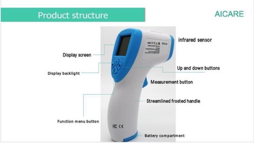 Infrared Distance LCD Digital Thermometer