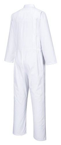 Portwest 2201 Food Industry No Pocket Coverall White XXXL Overalls, Bibs & Aprons 2201WHRXXXL