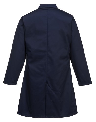 Portwest 2202 Food Industry Men's 1 Pocket Coat Navy S Overalls, Bibs & Aprons 2202NARS