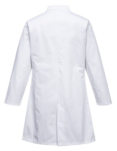 Portwest 2202 Food Industry Men's 1 Pocket Coat White XS Overalls, Bibs & Aprons 2202WHRXS