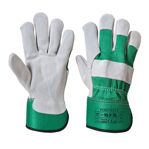 Portwest A220 Premium Chrome Rigger Glove Green XL
