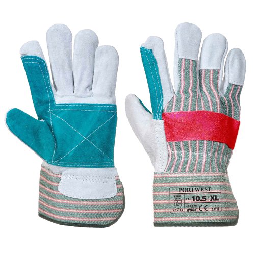 Portwest A229 Classic Double Palm Rigger Glove Green XL