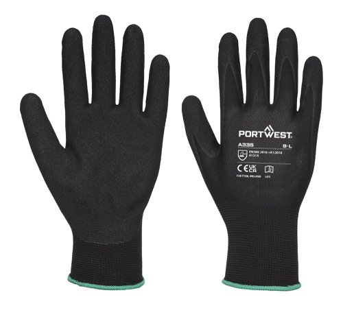 Portwest A335 Dermi-Grip NPR15 Nitrile Sandy Glove