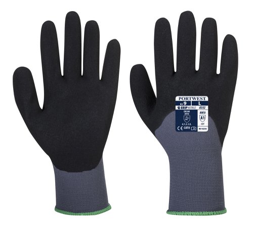 Portwest A352 DermiFlex Ultra Glove Grey/Black