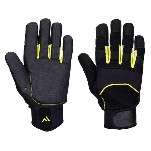 Portwest A791 Mechanics Anti-Vibration Glove Black