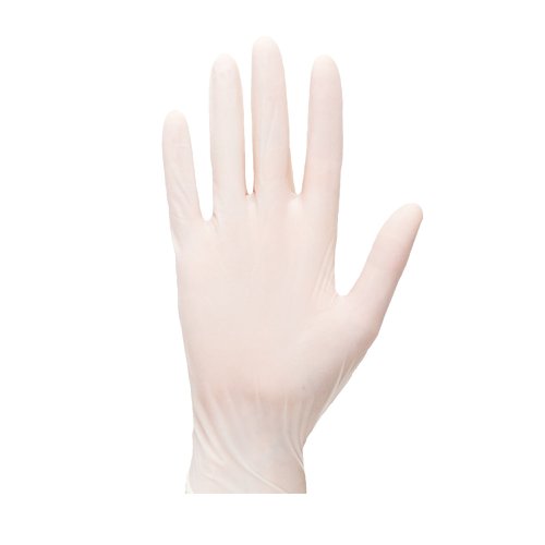 Portwest A910 Powdered Latex Disposable Glove (Pk100) White M