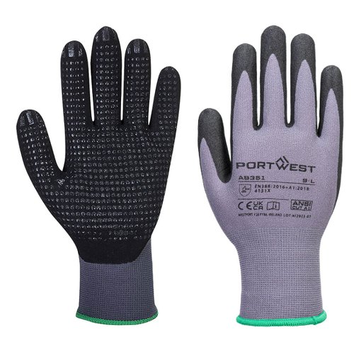 Portwest AB351 DermiFlex Plus Essential Multipack (Pk12) Grey/Black